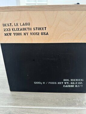 Le Labo 1200g 42.3oz Scented Candle Santal 26 Wooden Retail Empty Box